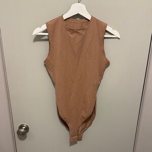 SKIMS Tan Sleeveless Bodysuit
